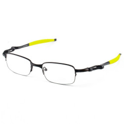 Armação de Óculos Retangular Coilover Molinha OX5043 Preto e Amarelo